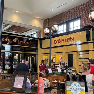 customers at the counter