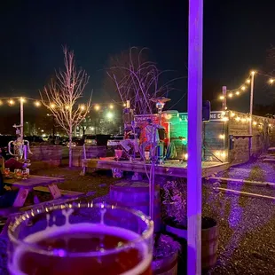 a beer in a plastic cup