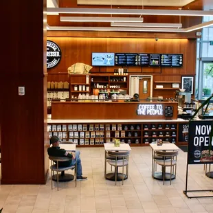 a man sitting at a table