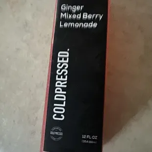 Ginger mixed berry lemonade