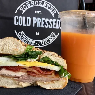 Big Kahuna and Pulp Fiction juice