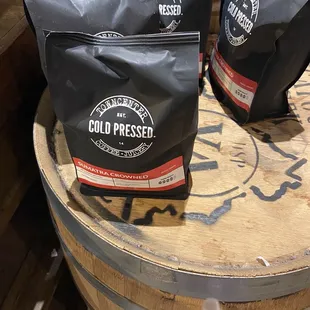 Bagged coffee for sale