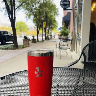 Perfect start to the day - sweet potato latte