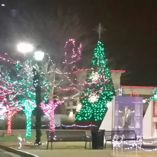 Town Center Plaza:  Market Area:  Christmas Decorations