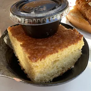 Honey Butter Glazed Cornbread
