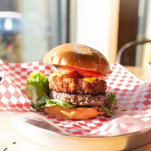 Mac &amp; Cheese Burger