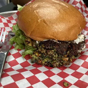 Quinoa and Spinach Burger