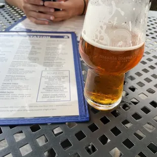 Beer - orange IPA I believe?
