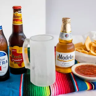 mexican food and beer