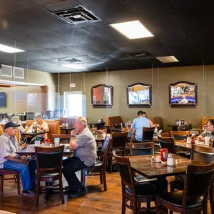 diners sitting at tables