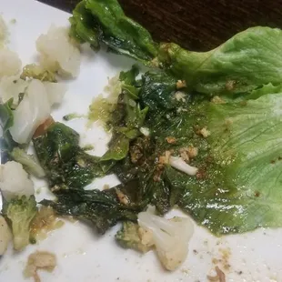 What the chicken breast was on.