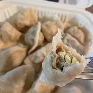 Chicken Dumpling with Corn