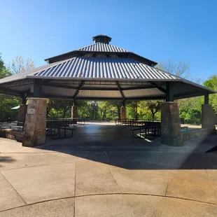 Pavilions with BBQ grills