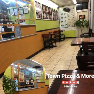 the interior of a restaurant