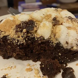 The S'mores Brownie from Options Cafe are delicious!