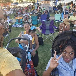 Waiting to see "Simply Tina" show.