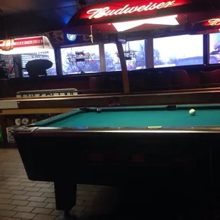 Pool and shuffleboard