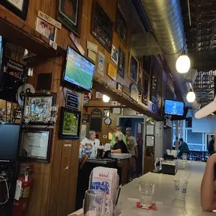 a man sitting at a bar
