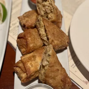 Philly Cheesesteak Spring Rolls (a bit greasy)