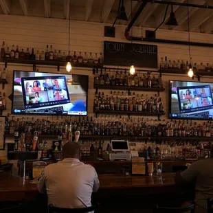 Nice selection of bourbons.