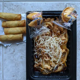 Quarantine delivery: Mongolian Chicken for $10.95 &amp; Veggie Egg Rolls for $3.95.