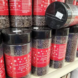 These go on the holiday drinks at Starbucks like peppermint mocha