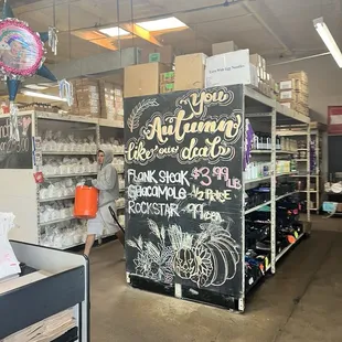 Aisles and aisles of beauty products