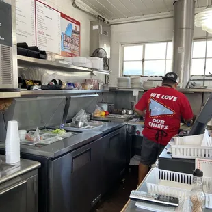 sushi and sashimi, interior
