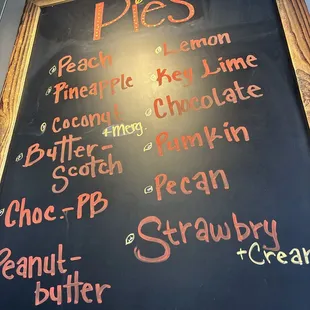 Pie menu