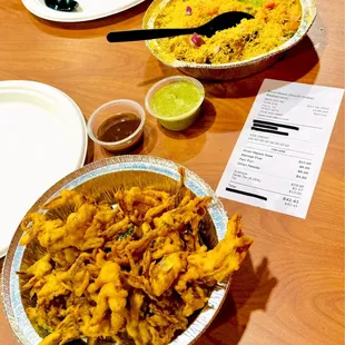 Onion Pakoda Samosa Chat