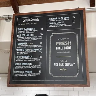 Lunch Menu - May 2024