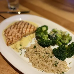 Simply Grilled Salmon Dinner