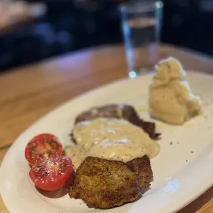 Pan-Fried Steak Dinner