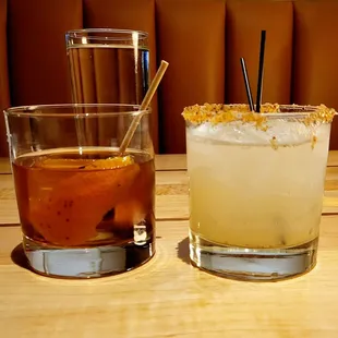 Old Fashioned &amp; Margarita