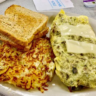 Philly steak and cheese omelette!