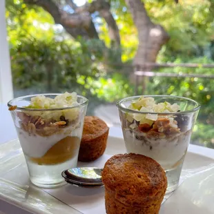 Appetizers from weekend brunch, both were very good, loved the pumpkin muffins (11/2024)