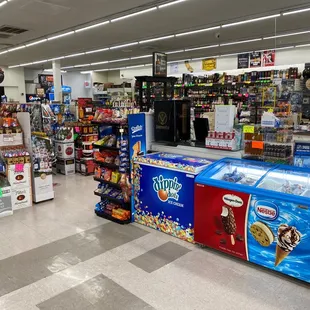 the inside of a grocery store