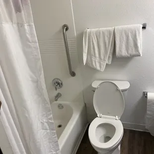 Bathroom is small