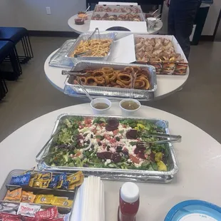 Large Greek salads for catering