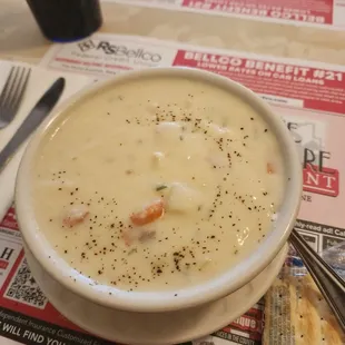 Clam chowed only on Friday