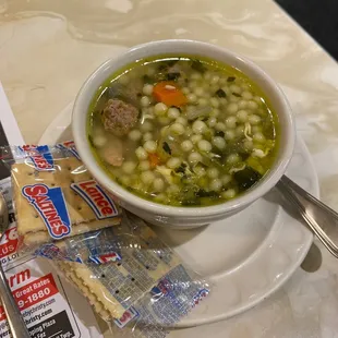 Italian Wedding, the Homemade Soup of the Day