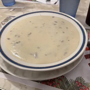Cream of mushroom soup