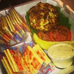 Crabcakes...worth the trip for these babies