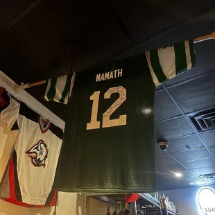 Awesome signed Joe Namath jersey!!