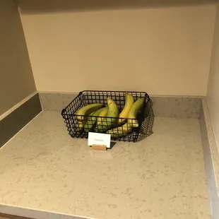 Bananas: continental breakfast