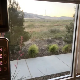 Morning views from treadmill: 24/7 gym