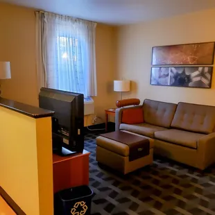 Sitting Room in Our Suite at TownePlace Suites Keystone Indianapolis