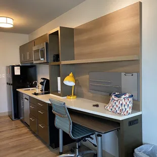 Kitchenette and work station