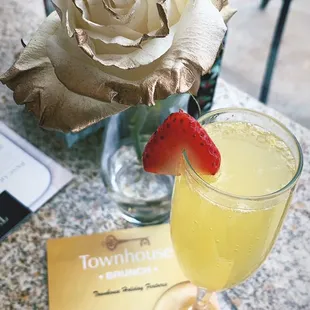 Mimosas and specials menu