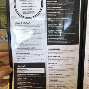 New menu 2019